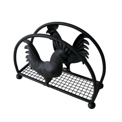 Servilletero con diseño de gallo