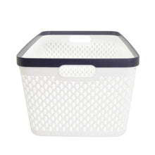 Cargar imagen en el visor de la galería, Canasta de plástico grande con asas 38.5 x 21 x 29 cm
