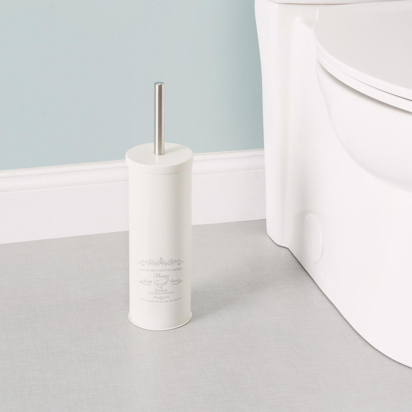 Cepillo para baño con contenedor