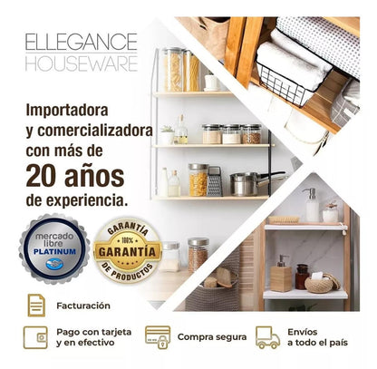 Jarra de Vidrio con Tapa Hermética 1.3L
