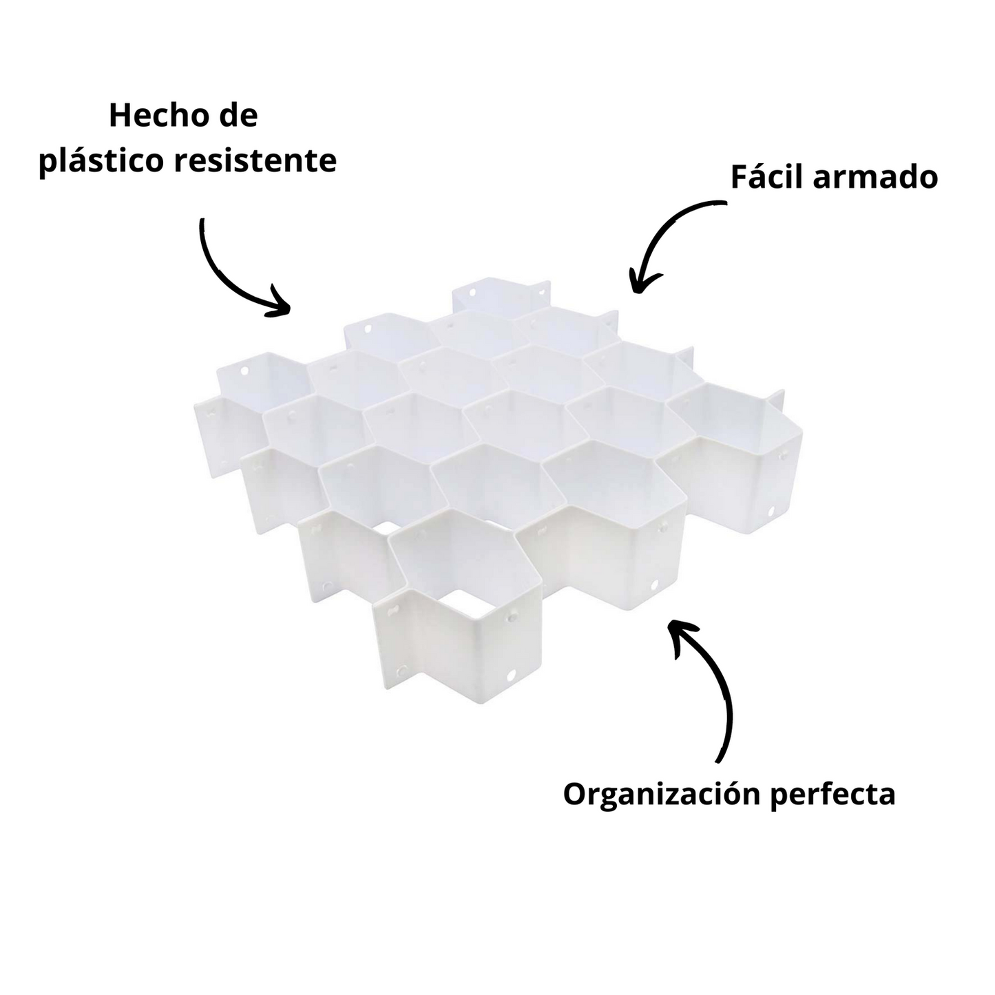 Organizador de panal para cajón